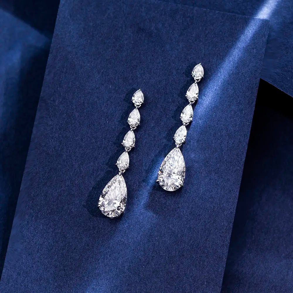Gradia Graduated Diamond Drop Earrings (4.2 TCT)