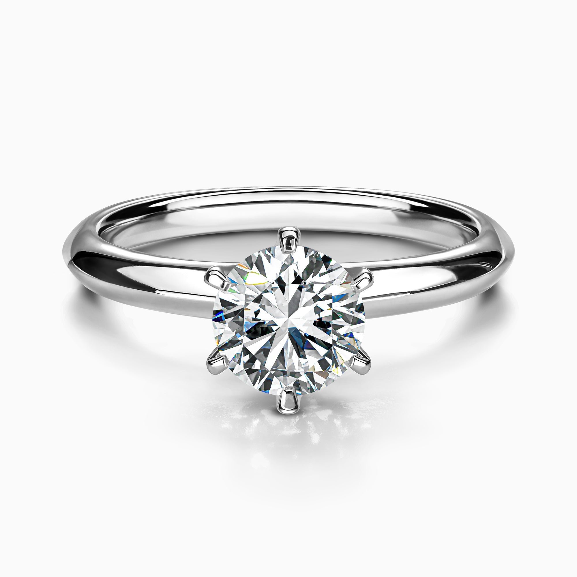 Timeless Round Stone Solitaire Ring