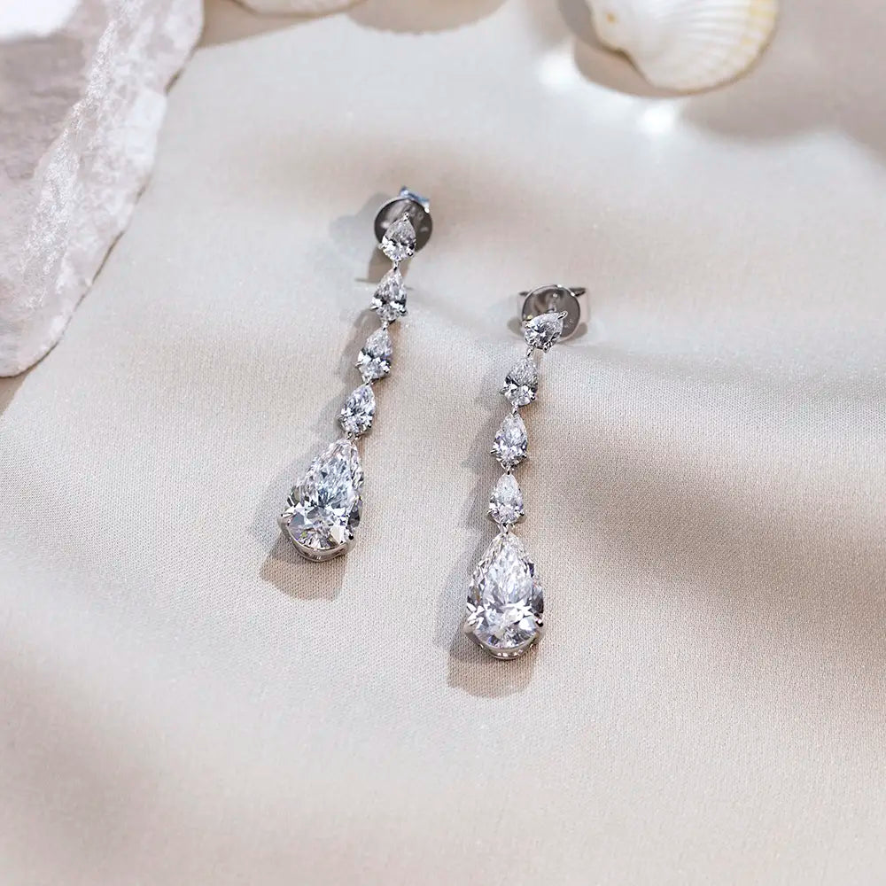 Gradia Graduated Diamond Drop Earrings (4.2 TCT)