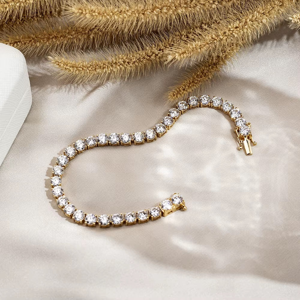 Classica Tennis Bracelet With Four Prongs (13&nbsp;or 14.5 TCT)