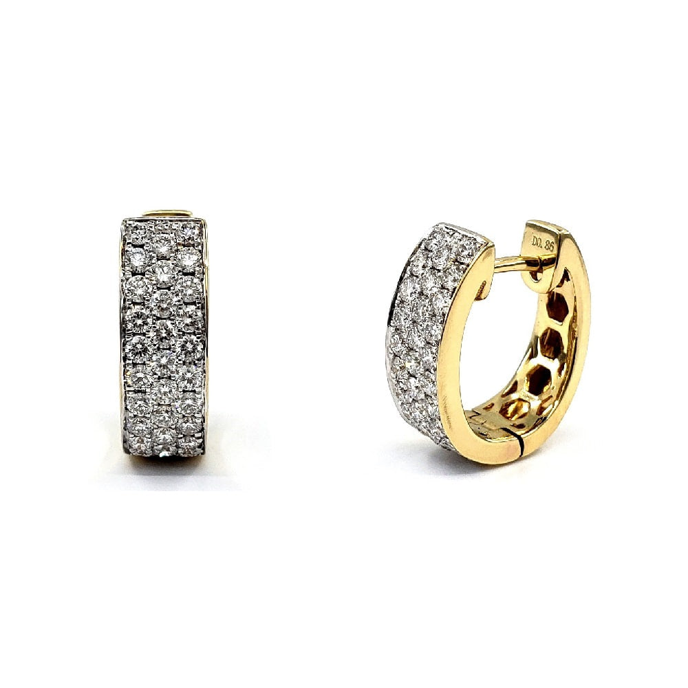 Legacy of Brilliance Diamond Hoop Earrings (0.90 TCT)