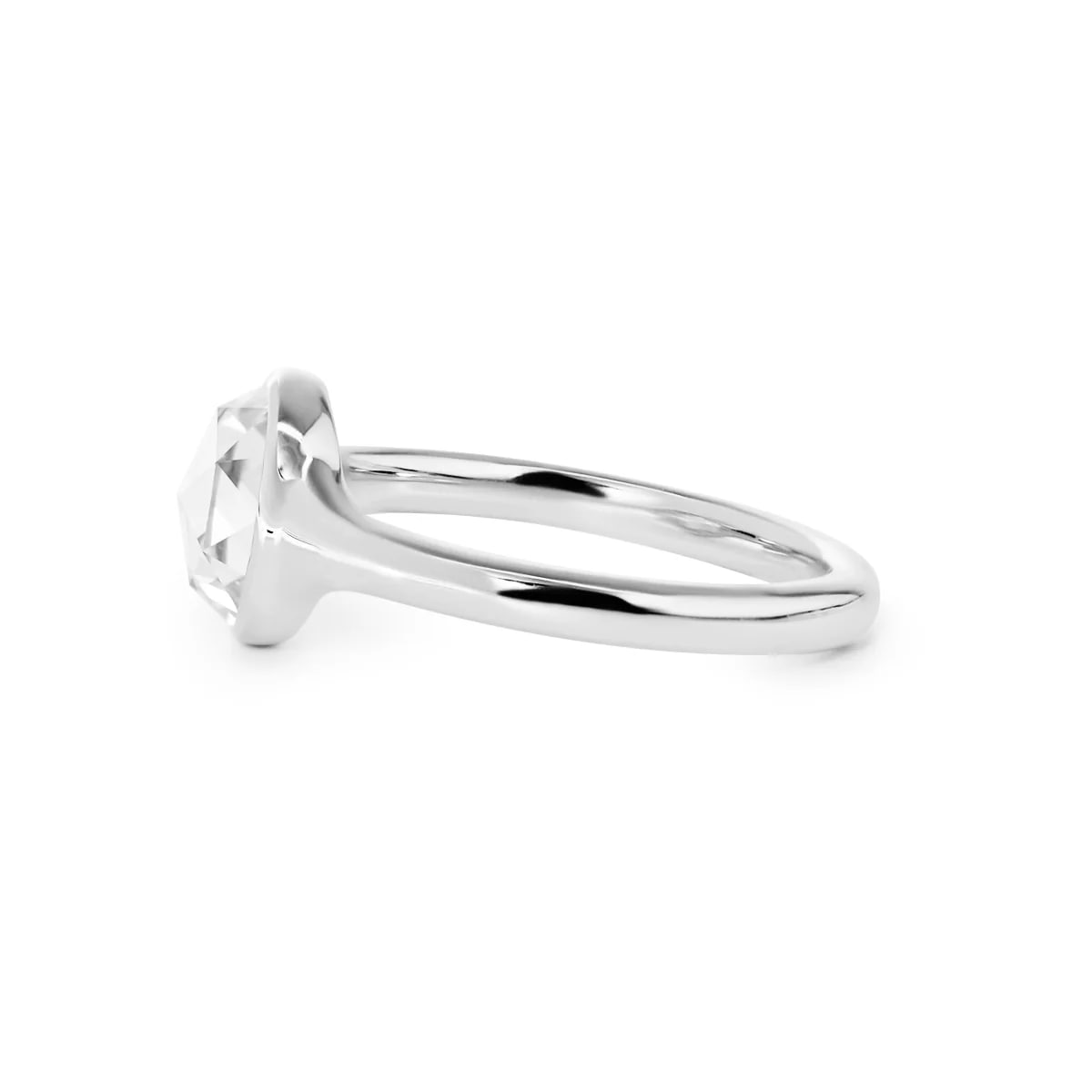 Rose Cut Bezel Diamond Ring (1.5 CT)
