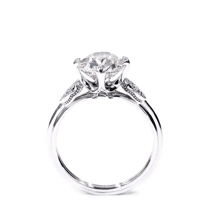 Vintage Old European Cut Solitaire Ring (2.5 CT)