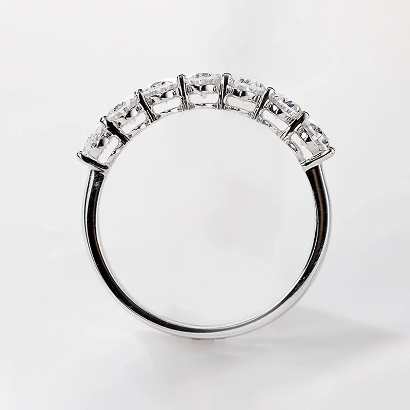 Oval Seven Stone Half Eternity Ring (1.7 TCT)