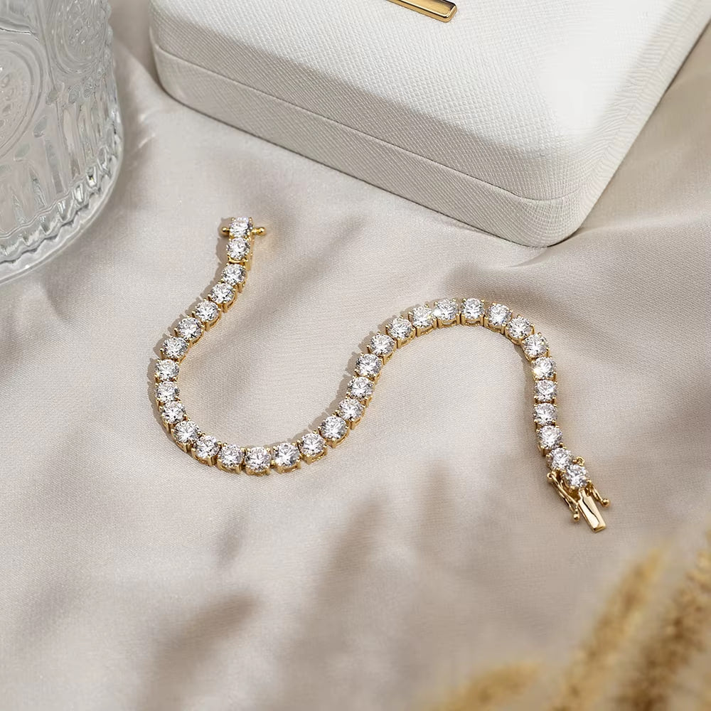 Classica Tennis Bracelet With Four Prongs (13&nbsp;or 14.5 TCT)