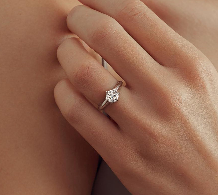 Timeless Round Stone Solitaire Ring