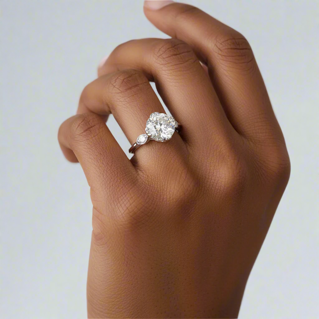 Vintage Old European Cut Solitaire Ring (2.5 CT)