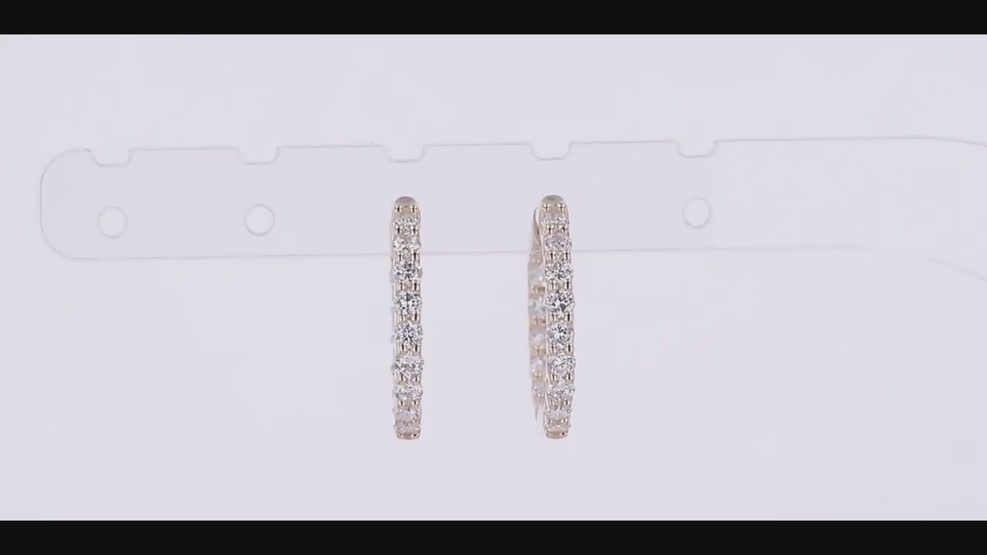 Eternal Diamond Hoop Earrings (1 TCT)