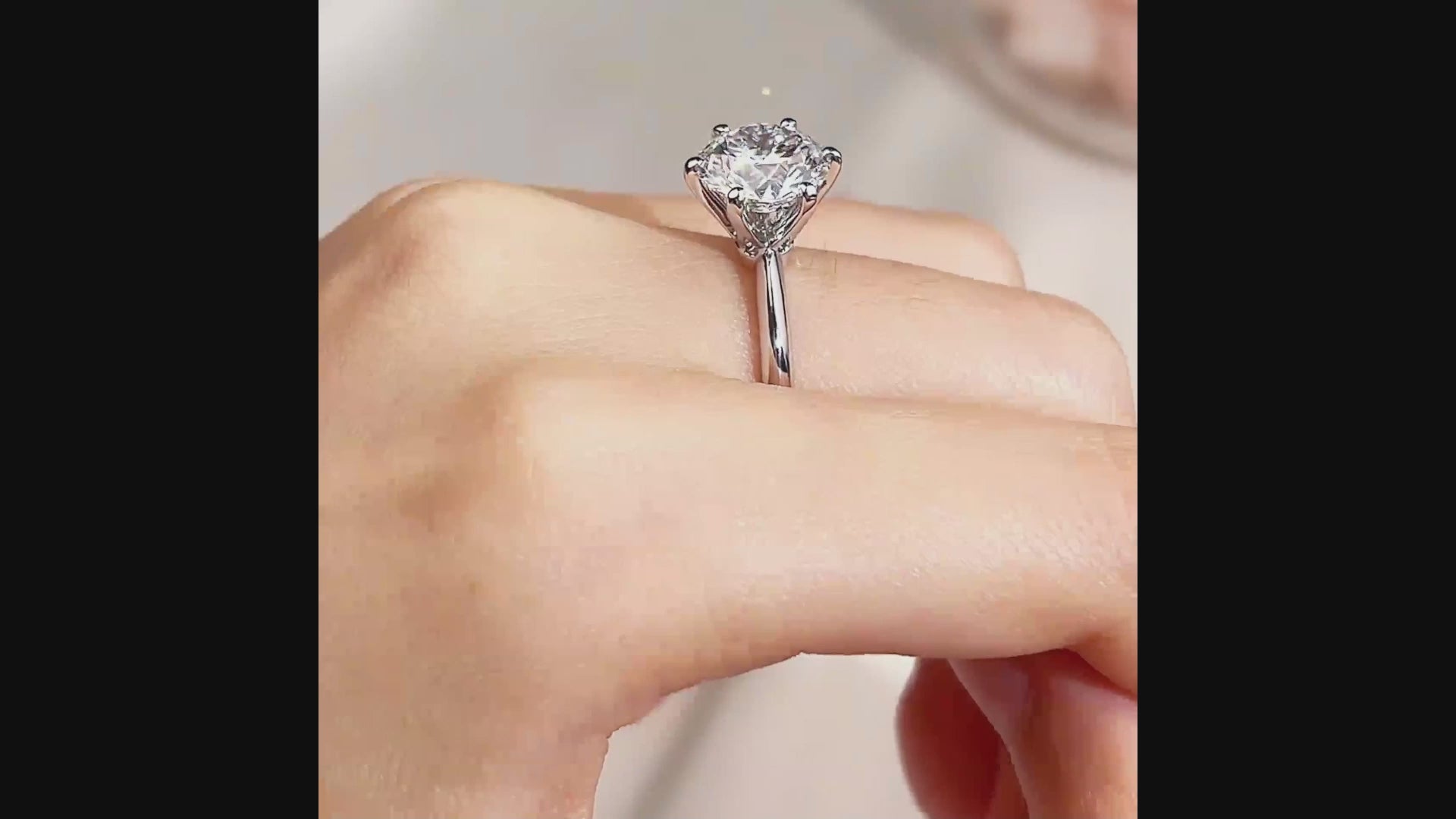 Timeless Round Stone Solitaire Ring
